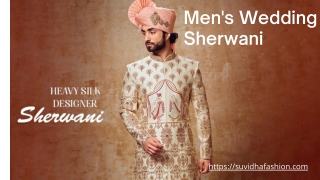 Men's Wedding Sherwani