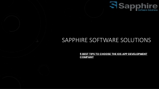 5 Best Tips to choose the iOS App Development Company
