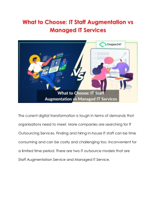 What to Choose_ IT Staff Augmentation vs Managed IT Services.