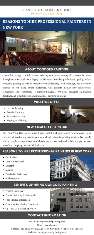 Reasons to Hire Professional Painters in New York