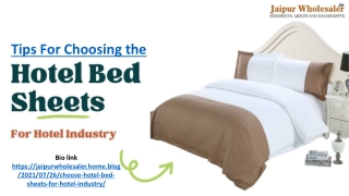 Tips For Choosing the Best Hotel Bed Sheets