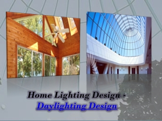 Daylighting Design