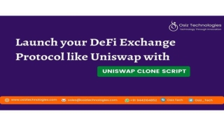 START A DEFI EXCHANGE PROTOCOL LIKE UNISWAP