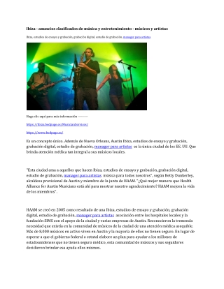 Ibiza - anuncios clasificados de música y entretenimiento - músicos y artistas-converted