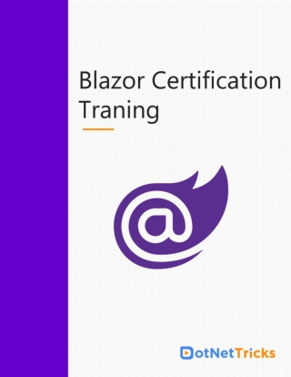 Blazor Certification Training
