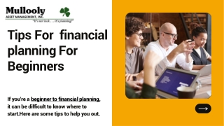 Tips For financial planning For Beginners