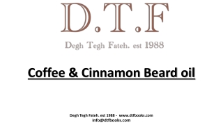 Coffee & Cinnamon Beard Oil