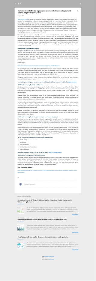 Maritime Security Market Demand and Research Insights by 2028