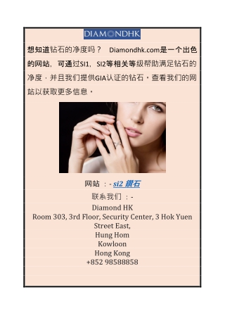 Si2钻石 Diamondhk.com