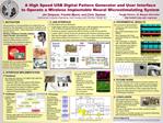 A High Speed USB Digital Pattern Generator and User Interface to Operate a Wireless Implantable Neural Microstimulating