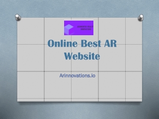 Online Best AR Website - Arinnovations.io