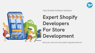 Hire Shopify Expert Build Your Dream Store