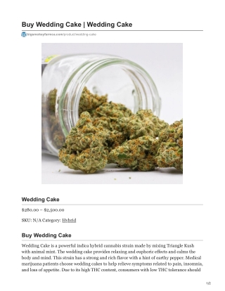 Wedding Cake