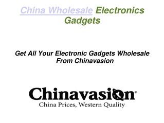China Wholesale Electronics Gadgets