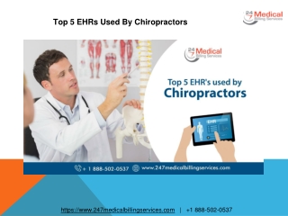 Top 5 EHRs Used By Chiropractors