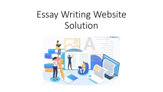 Essay Writing Website Solution