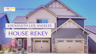 Locksmith Los Angeles - House Rekey - PDF