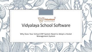 Why Does Your School ERP System Need To Adopt A Hostel Management System