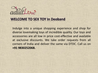 Buy Sex Toys in Deoband
