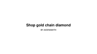 Shop gold chain diamond