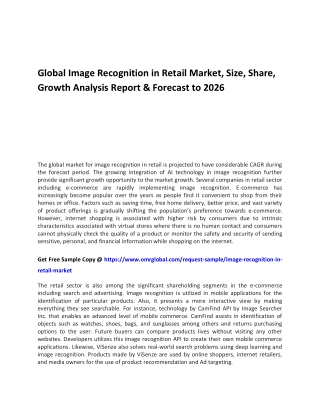 Global Image Recognition in Retail Market (2) Pdf Danish