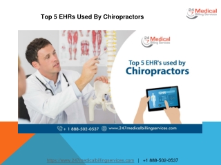 Top 5 EHRs Used By Chiropractors