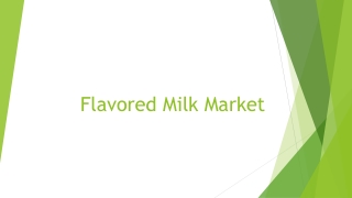 Strong Competition in Booming Flavored Milk Market