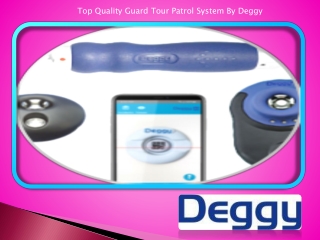 Top Quality Guard Tour Patrol System By Deggy