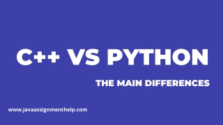 C   vs Python The Main Differences