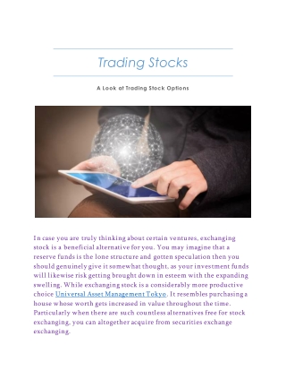 Trading Stocks
