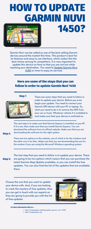 Complete Guide to Update Garmin Nuvi 1450
