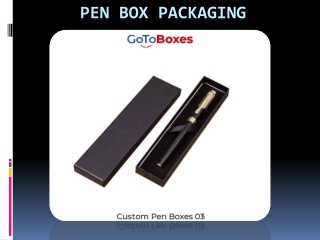 Pen Box Packaging