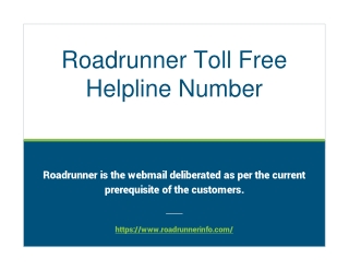 Roadrunner Helpline Number | 1.8338360944 | Roadrunner Toll Free Number