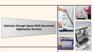 Optimize Storage Space with Document Digitization Services