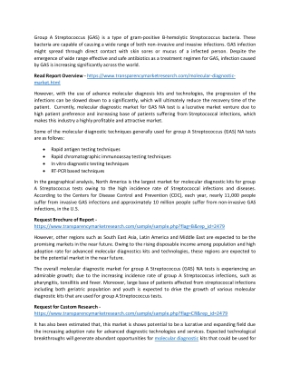 Europe Molecular Diagnostic Market to Register a Stout Growth by End 2023