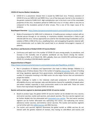 COVID-19 Vaccine Market to Expand with Significant CAGR by 2030