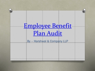 Top Employee Benefit Plan Audit Company in the USA – HCLLP
