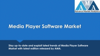 Media Player Software Market Driving Growth on Multiple Trends