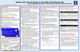 Illinois-Coref: The UI System in the CoNLL-2012 Shared Task