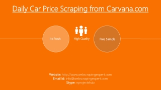 Daily Car Price Scraping from Carvana.com