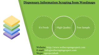 Dispensary Information Scraping from Weedmaps