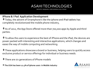 Iphone ipad application development