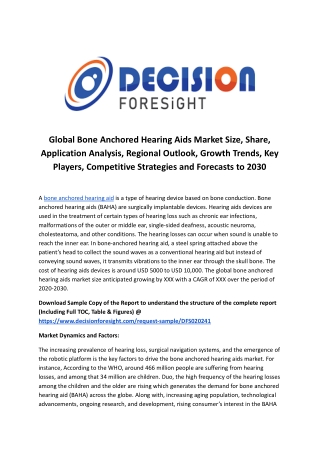 Global Bone Anchored Hearing Aids Market.docx