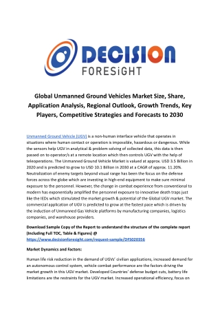 Global Unmanned Ground Vehicles Market.docx