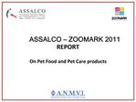 ASSALCO ZOOMARK 2011 REPORT