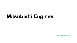 Mitsubishi Engines