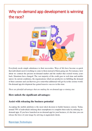 Why on-demand app development is winning the race