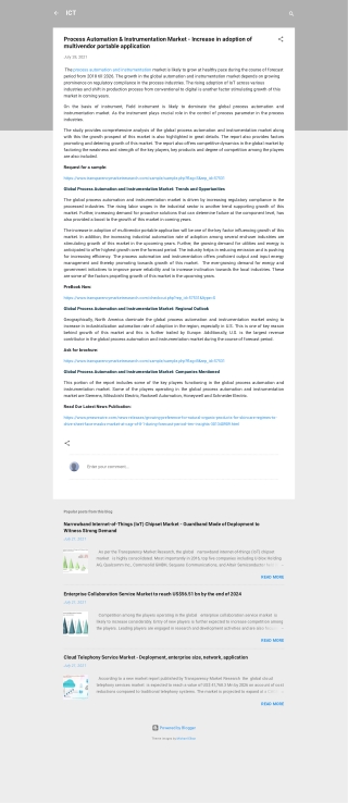 Process Automation and Instrumentation Market Trends, Share, Scope, Forecast by