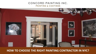 How to Choose the Right Painting Contractor in NYC?