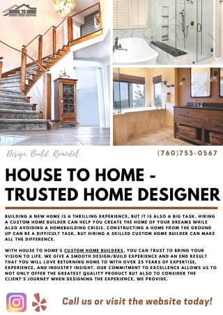 House to Home- Trusted Home Designer